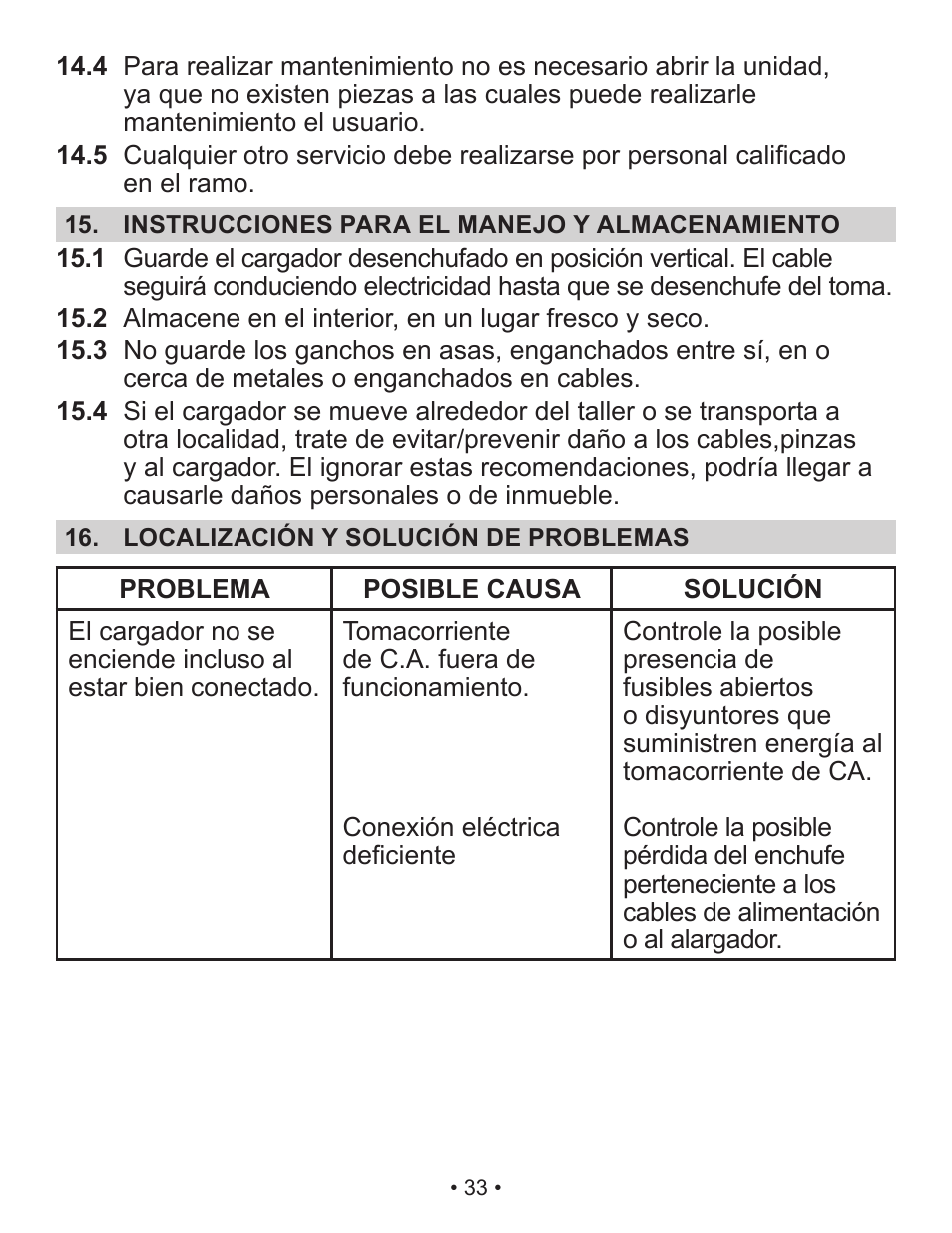Schumacher Automatic SP2 User Manual | Page 34 / 39