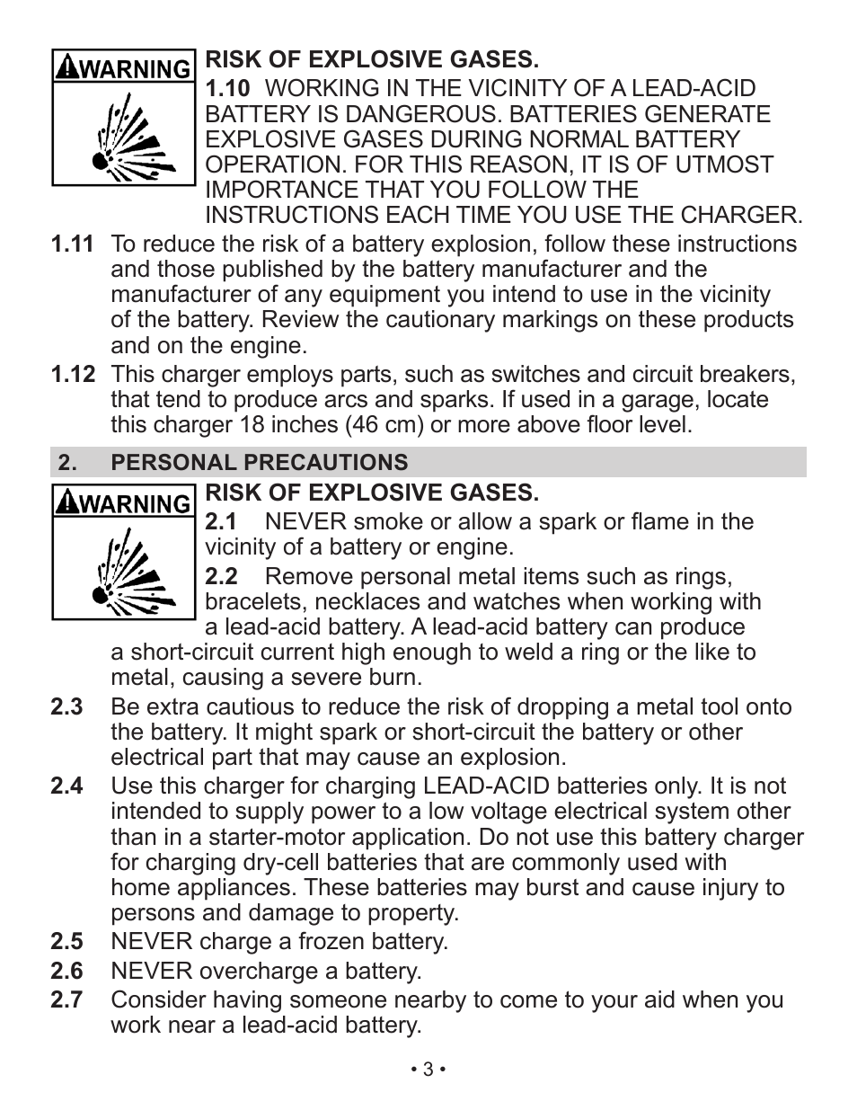 Schumacher Automatic SP2 User Manual | Page 4 / 39
