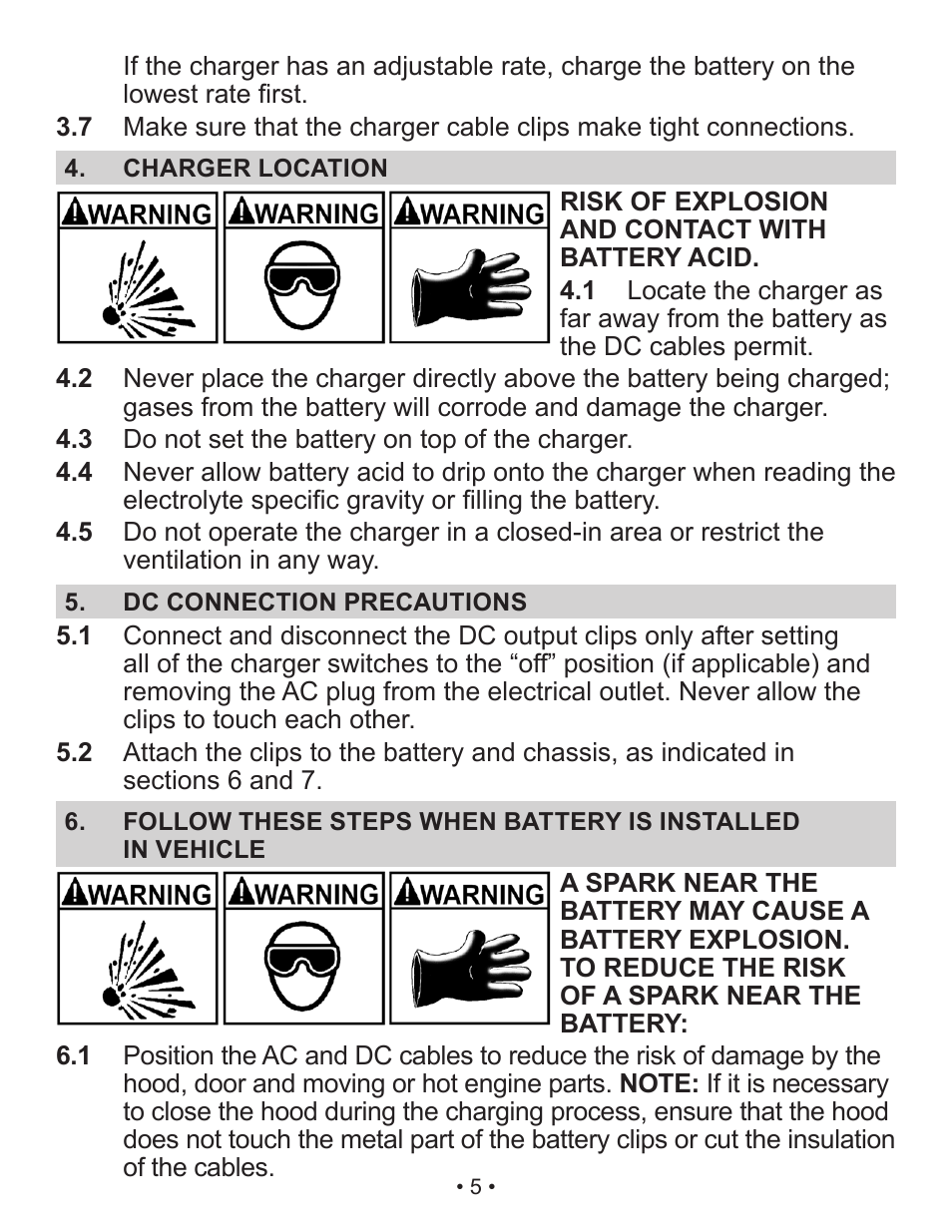Schumacher Automatic SP2 User Manual | Page 6 / 39