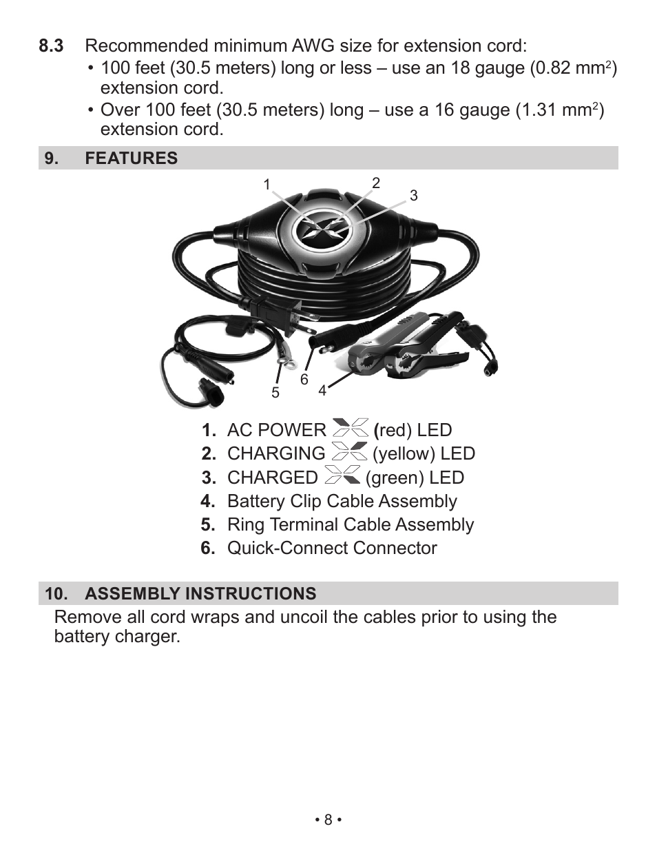 Schumacher Automatic SP2 User Manual | Page 9 / 39