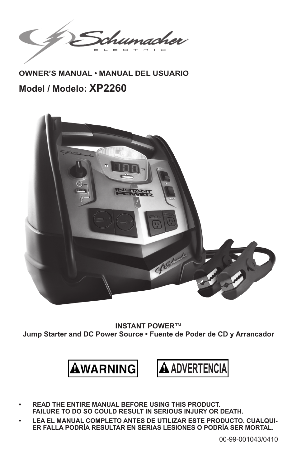 Schumacher XP2260 User Manual | 30 pages