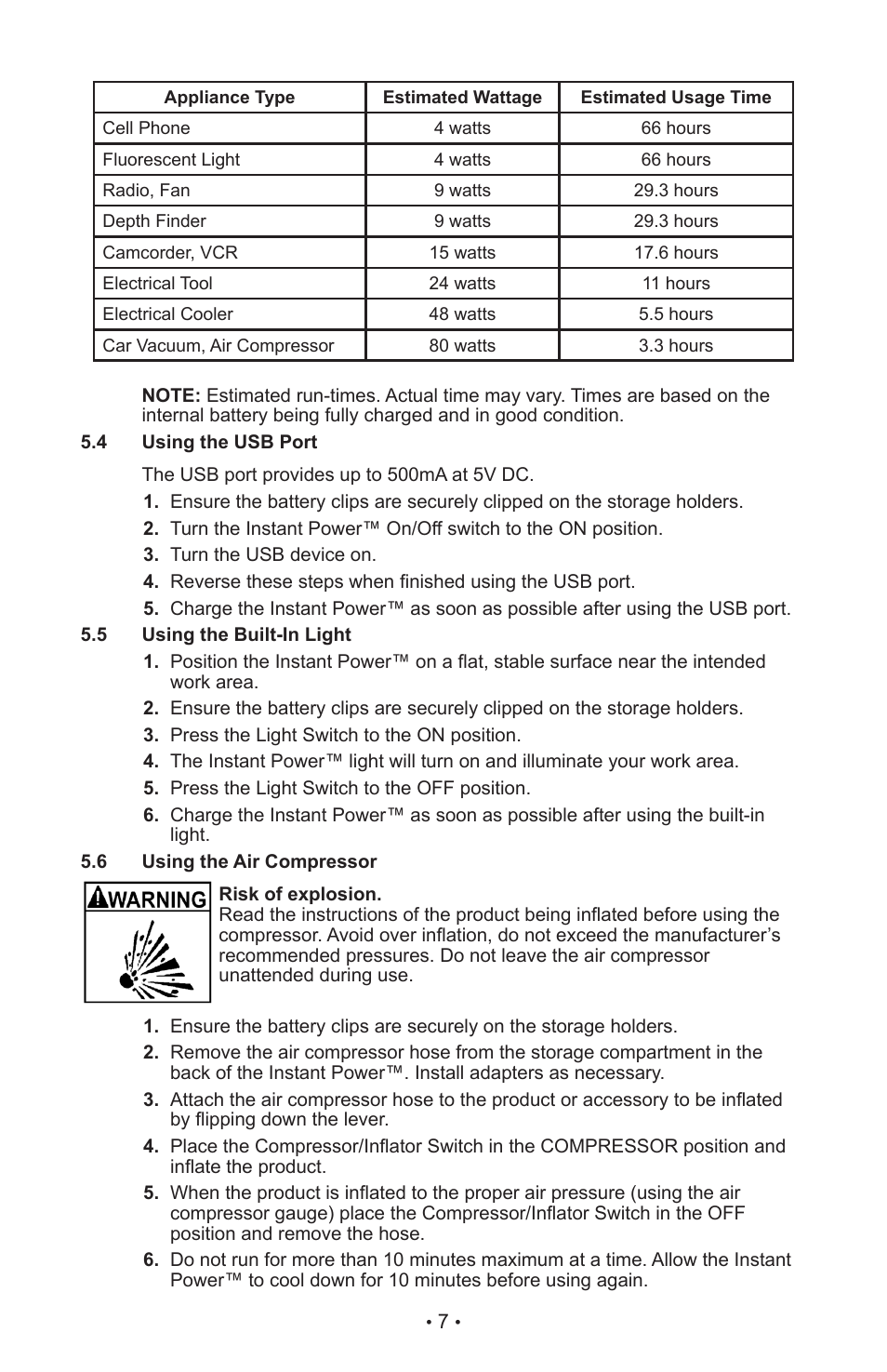 Schumacher XP2260 User Manual | Page 10 / 30
