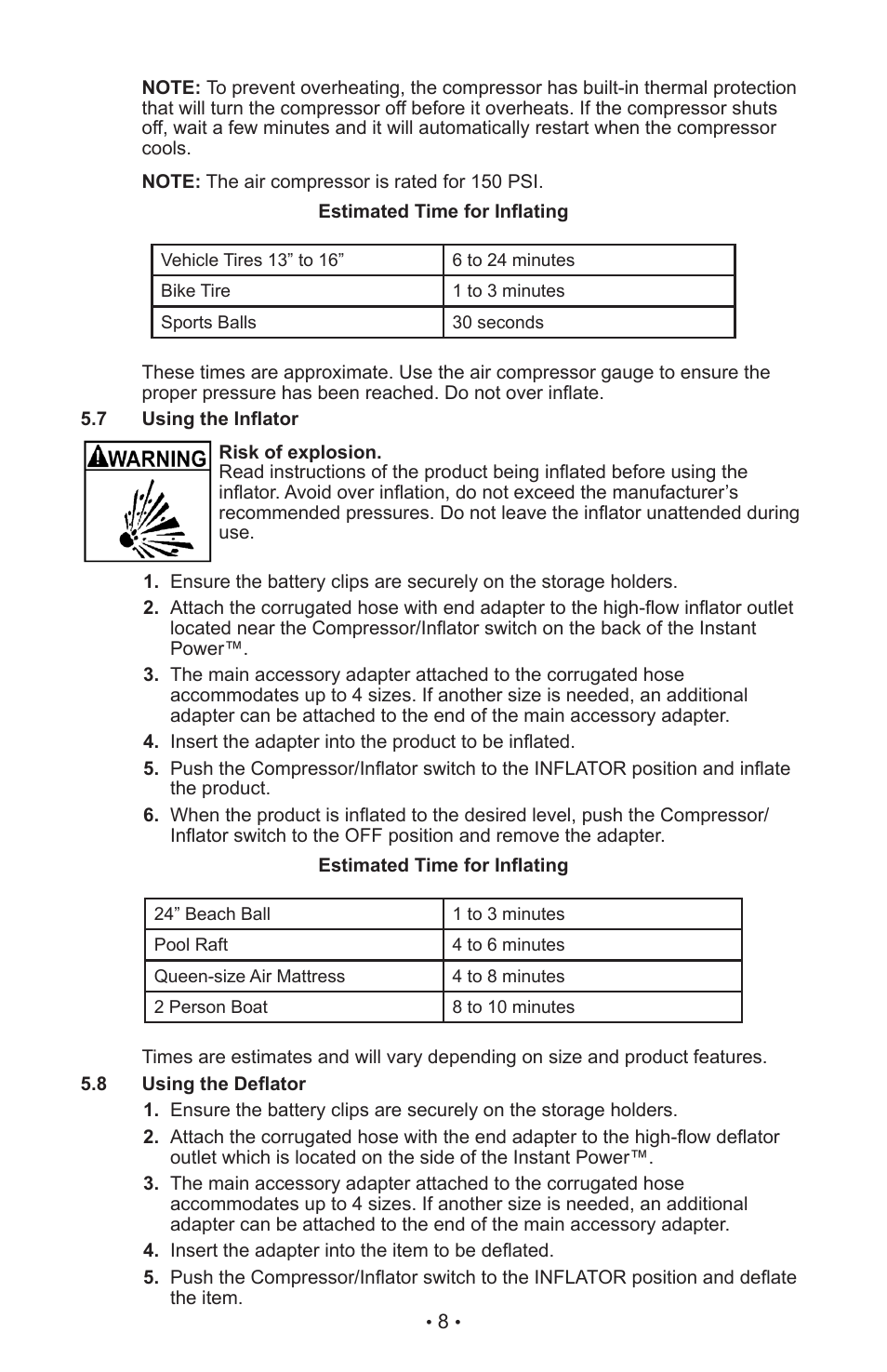 Schumacher XP2260 User Manual | Page 11 / 30