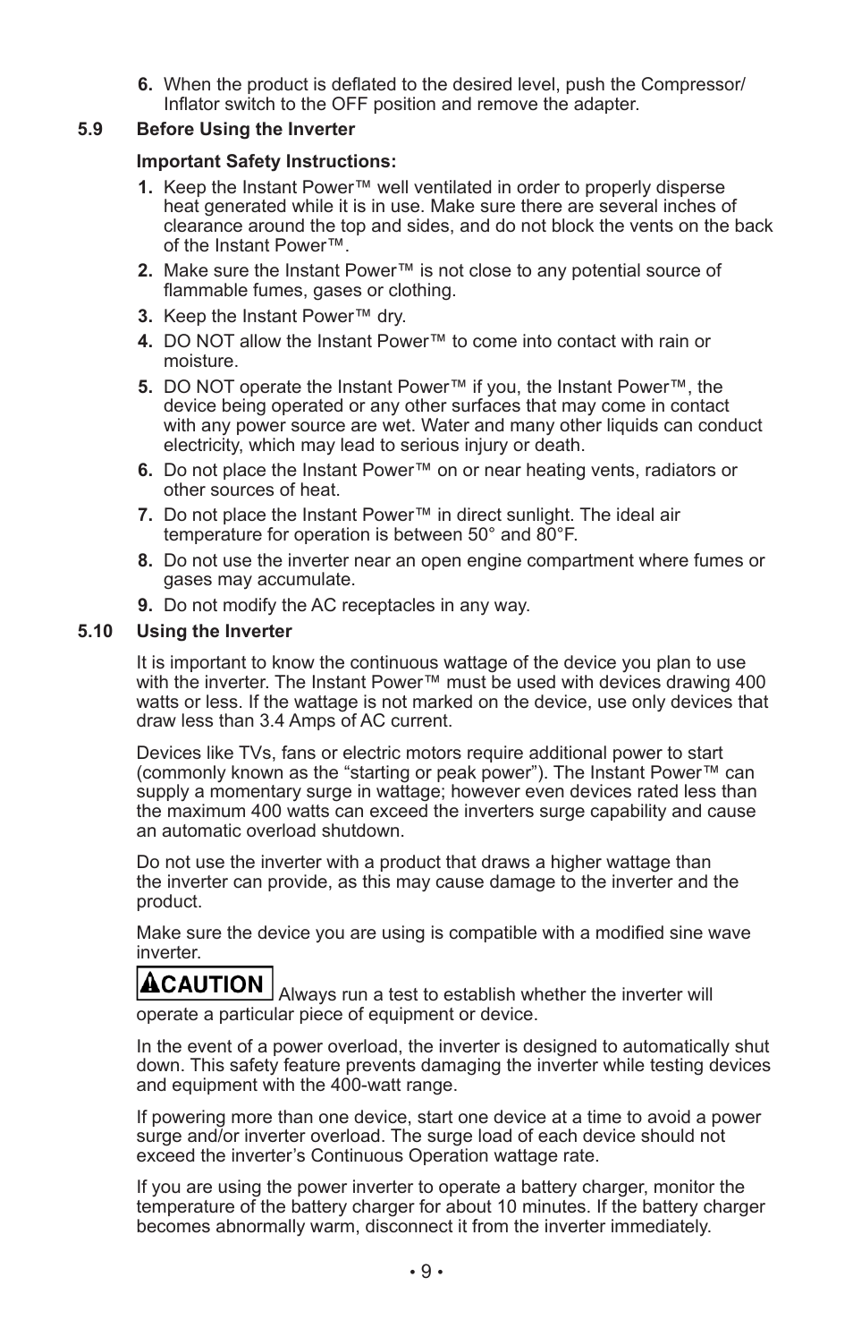 Schumacher XP2260 User Manual | Page 12 / 30
