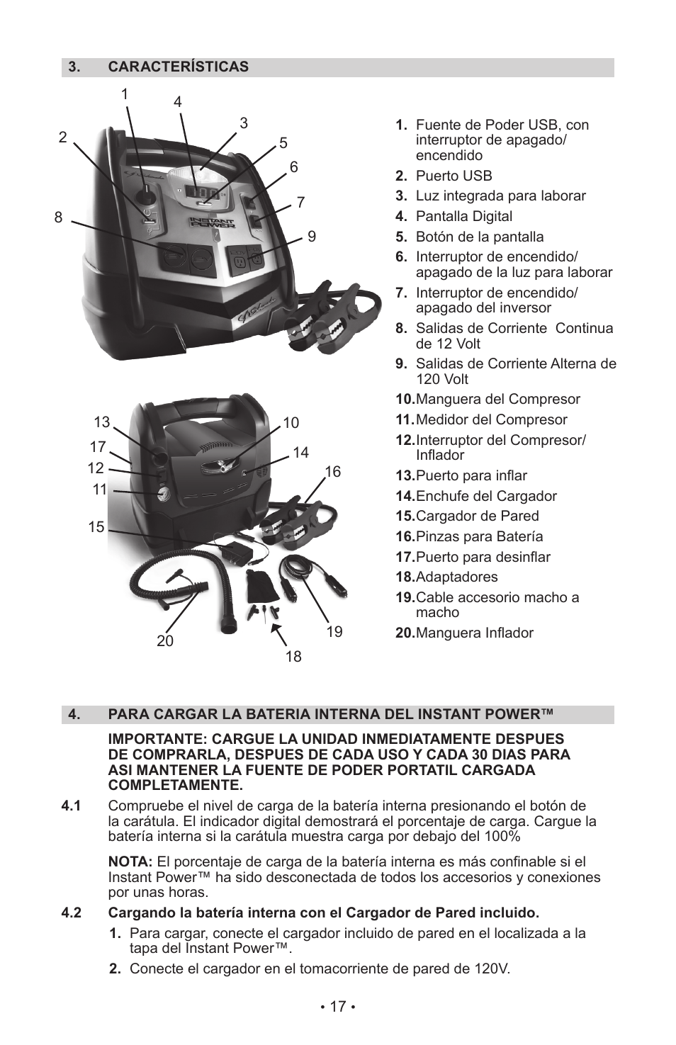 Schumacher XP2260 User Manual | Page 20 / 30