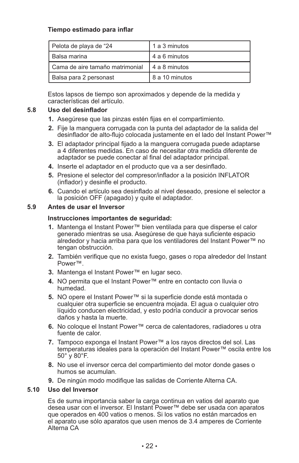 Schumacher XP2260 User Manual | Page 25 / 30