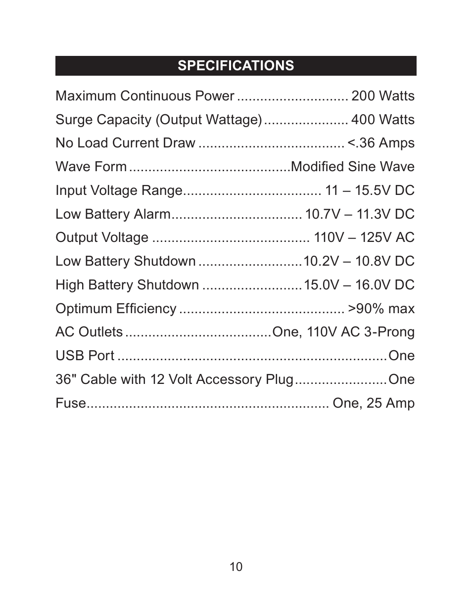 Schumacher PID-200 User Manual | Page 10 / 24