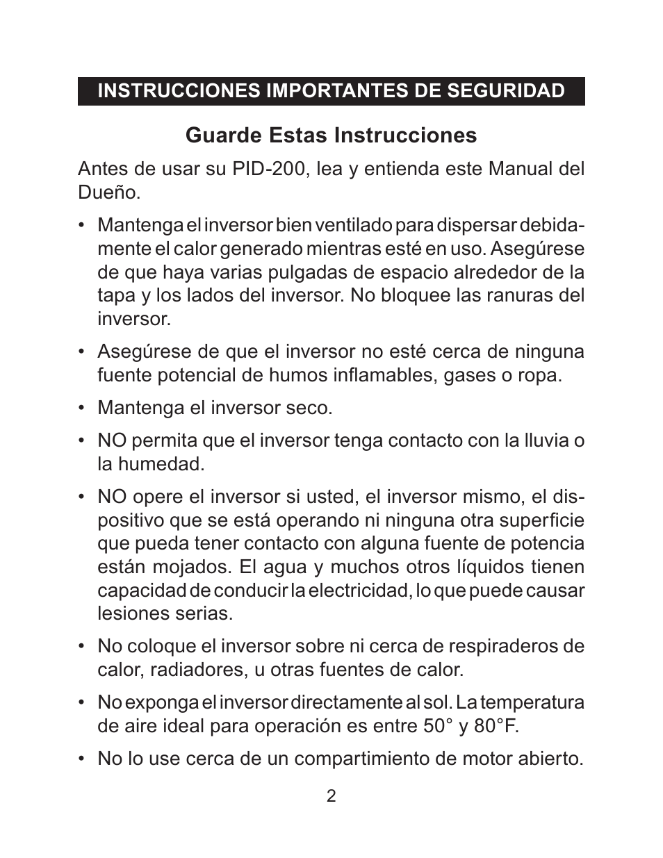 Schumacher PID-200 User Manual | Page 14 / 24