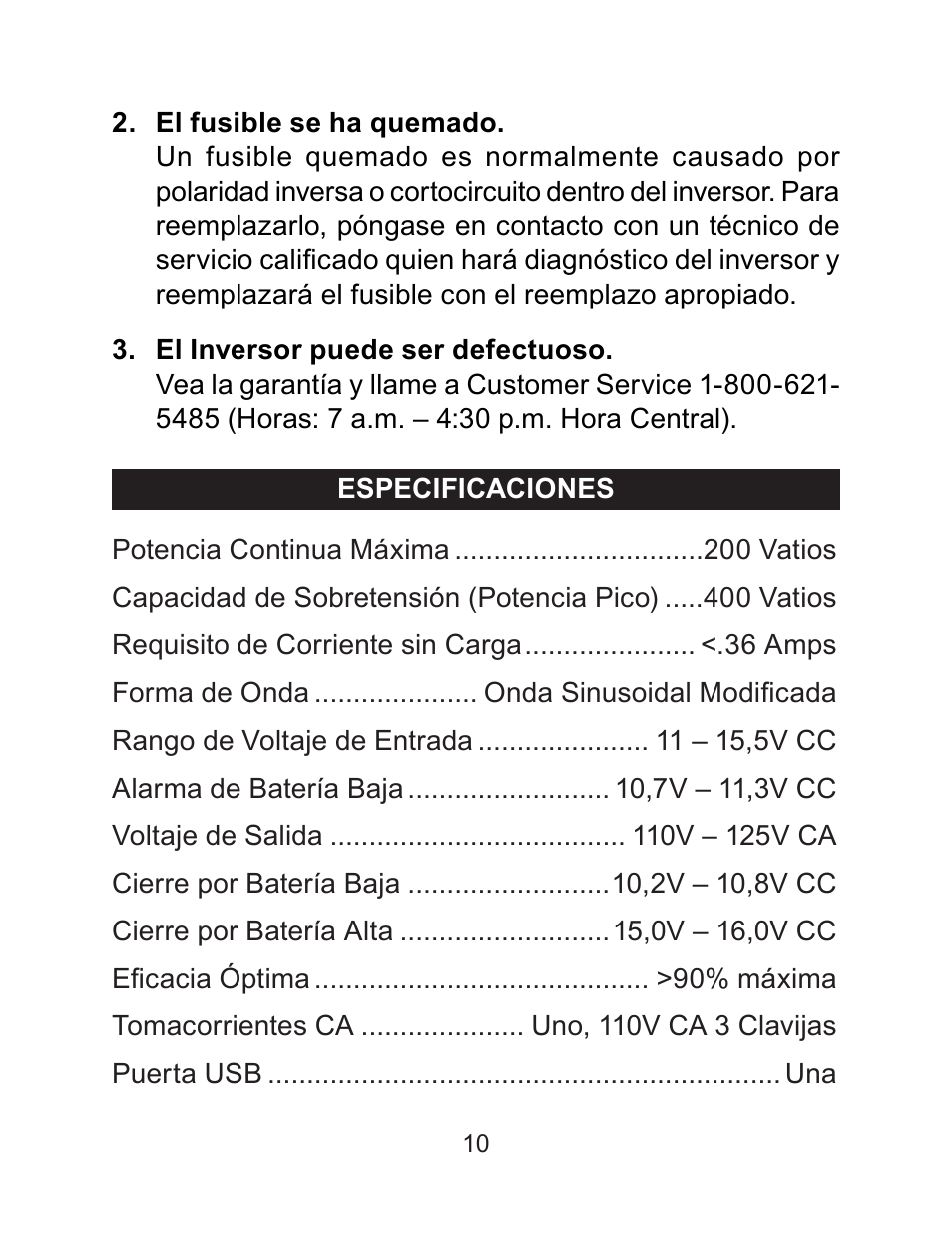 Schumacher PID-200 User Manual | Page 22 / 24