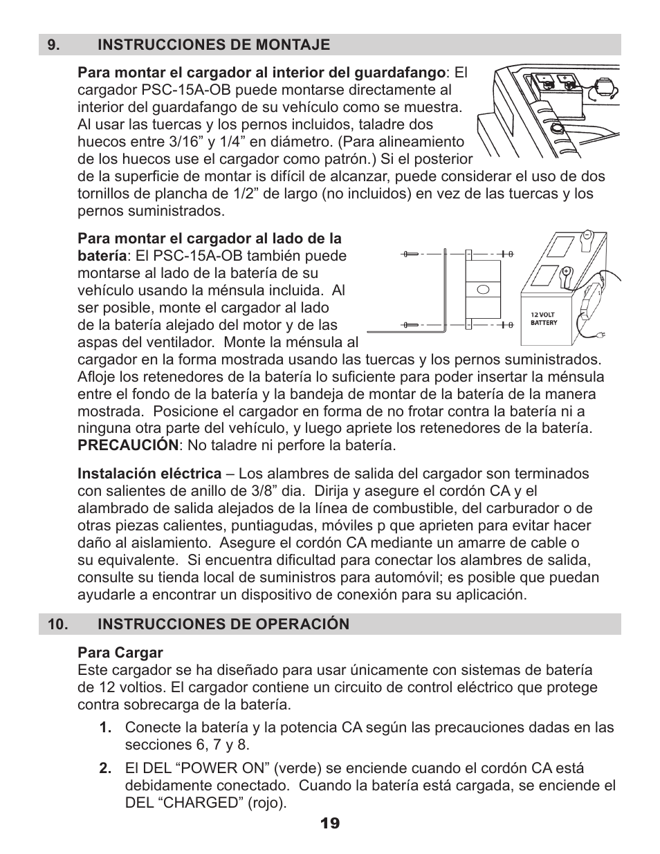 Schumacher Proseries PSC-15A-OB User Manual | Page 23 / 41