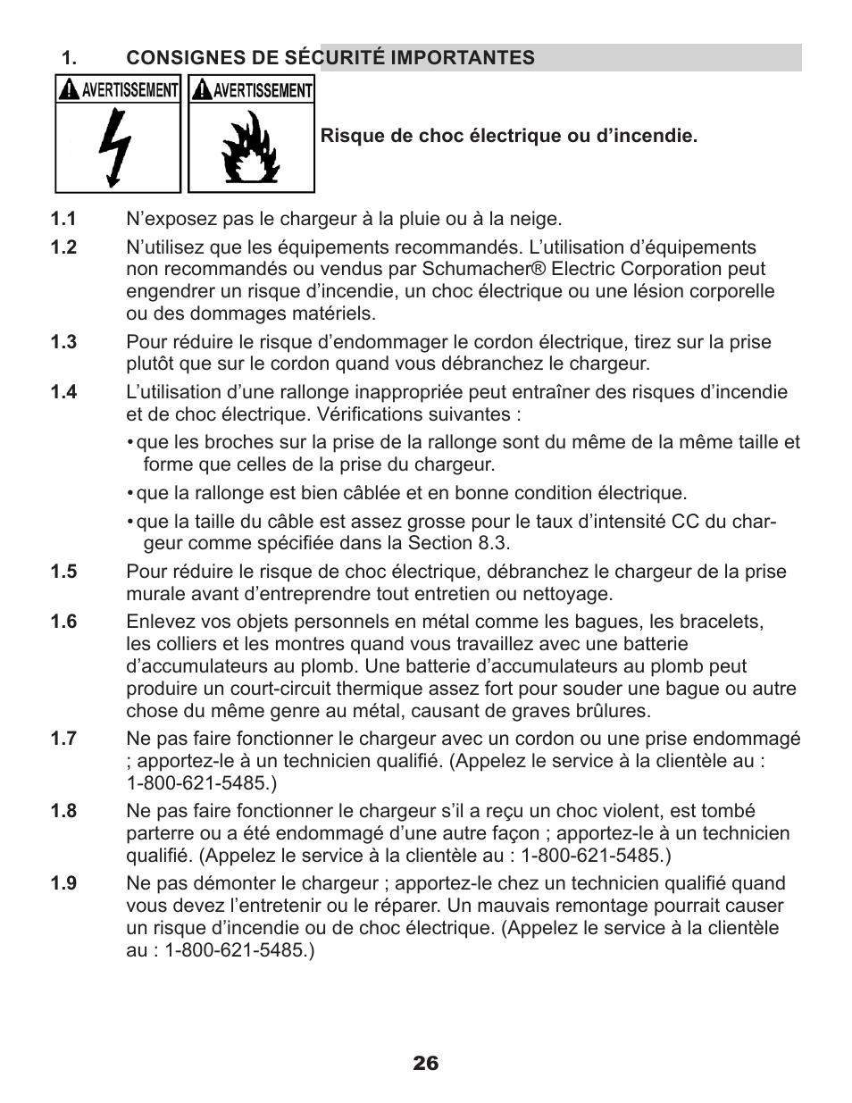 Schumacher Proseries PSC-15A-OB User Manual | Page 30 / 41