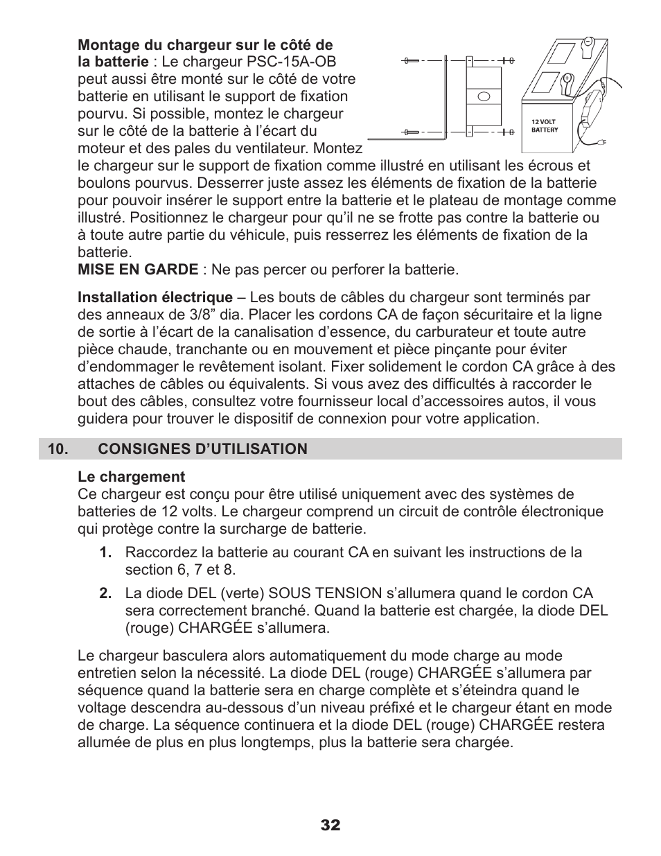 Schumacher Proseries PSC-15A-OB User Manual | Page 36 / 41