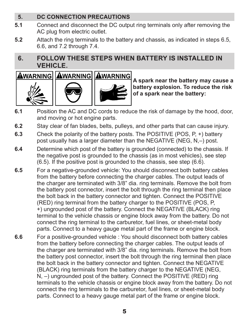 Schumacher Proseries PSC-15A-OB User Manual | Page 9 / 41