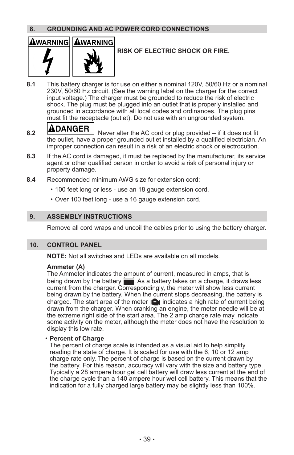 Schumacher MANUAL DO USURIO SI-82-6 User Manual | Page 43 / 52
