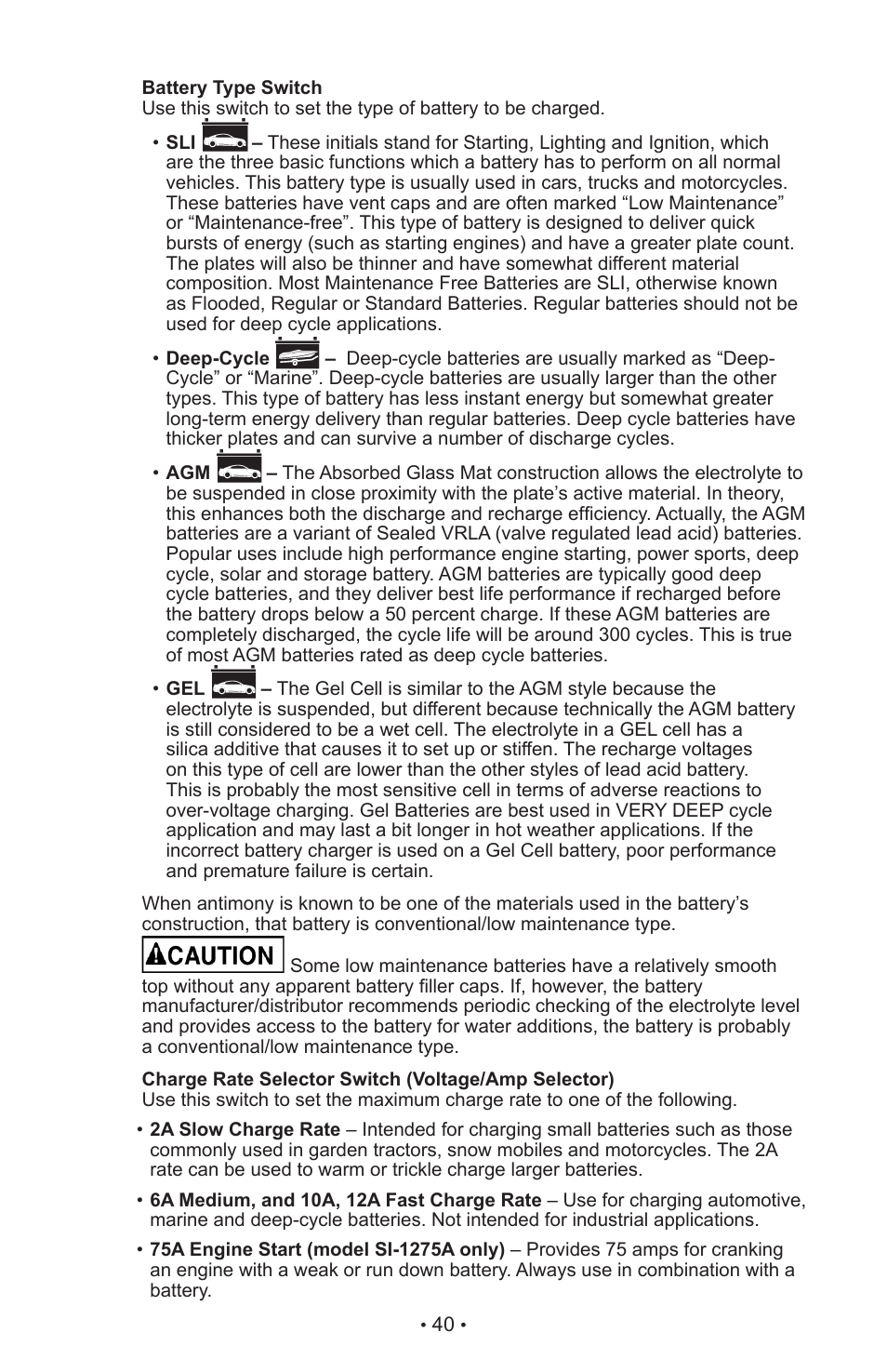 Schumacher MANUAL DO USURIO SI-82-6 User Manual | Page 44 / 52
