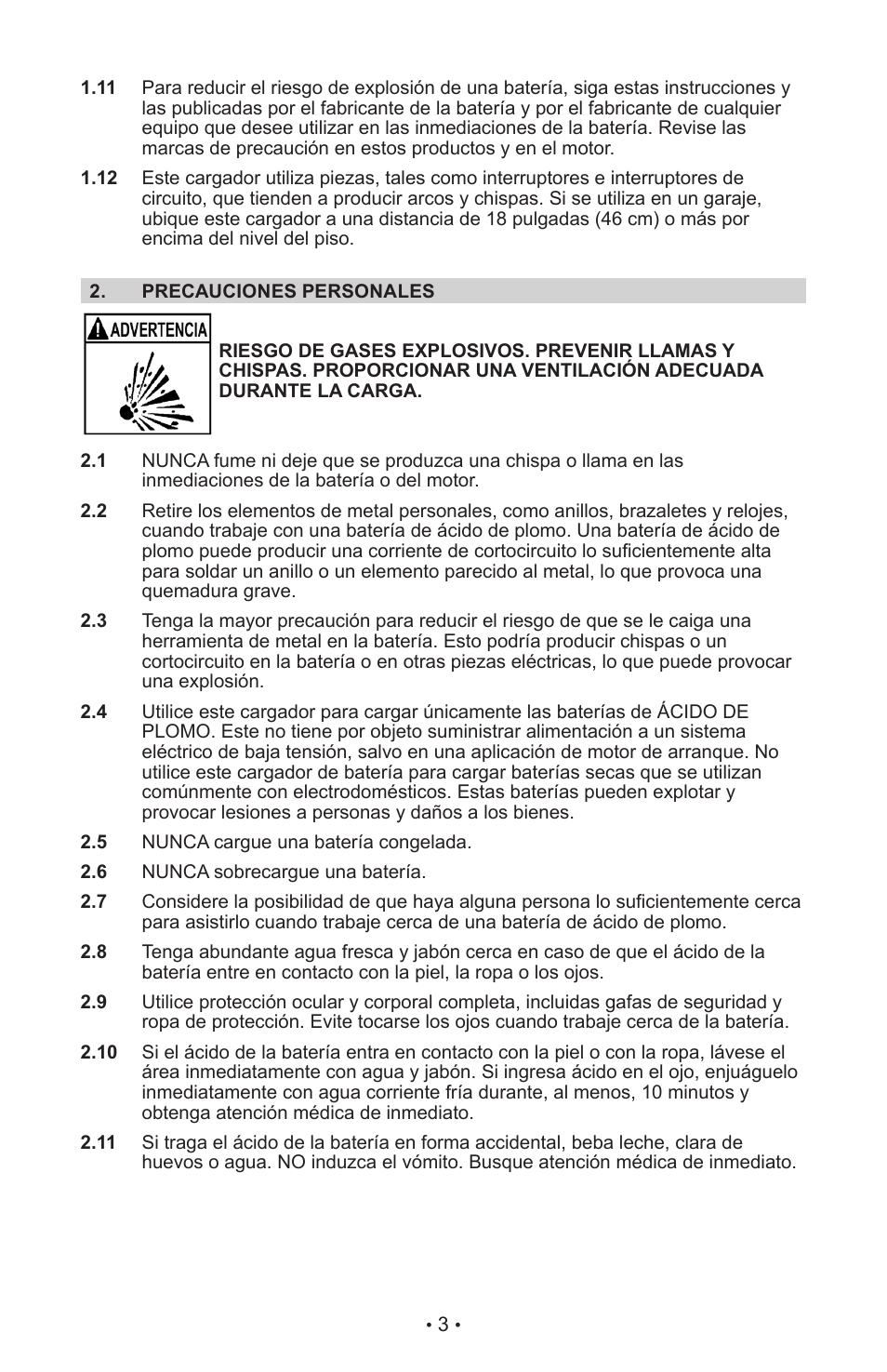 Schumacher MANUAL DO USURIO SI-82-6 User Manual | Page 7 / 52