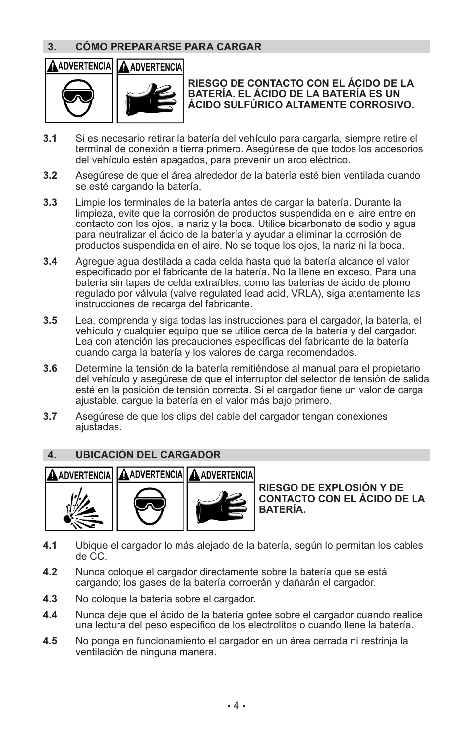 Schumacher MANUAL DO USURIO SI-82-6 User Manual | Page 8 / 52