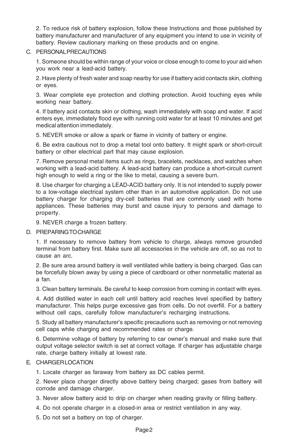 Schumacher SE-1072 User Manual | Page 2 / 6