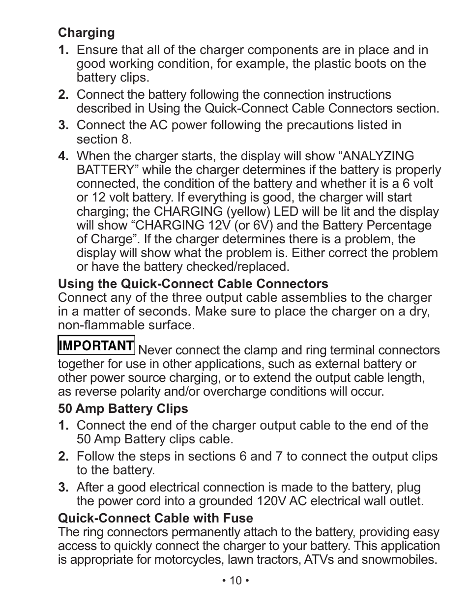 Schumacher SP3 User Manual | Page 10 / 35