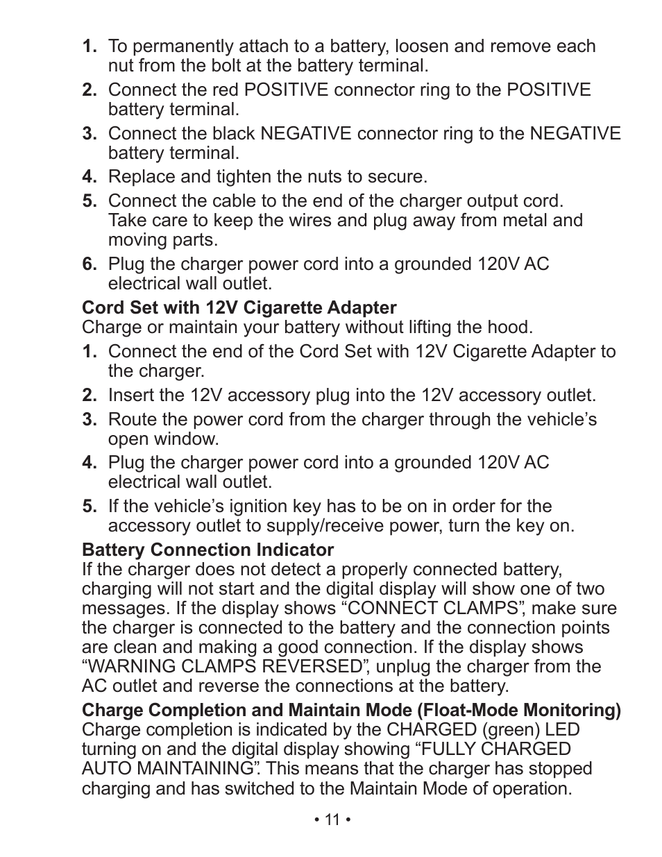 Schumacher SP3 User Manual | Page 11 / 35