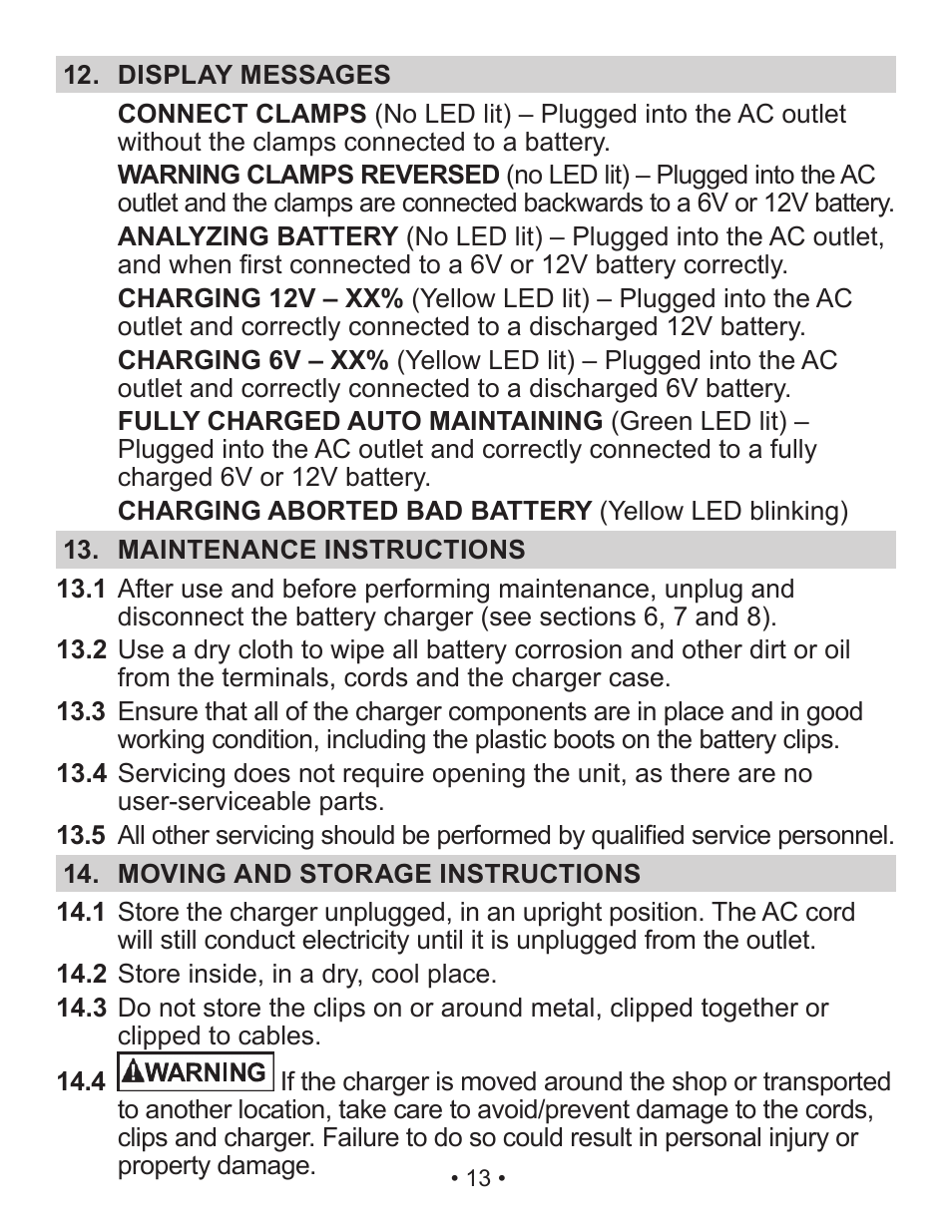 Schumacher SP3 User Manual | Page 13 / 35