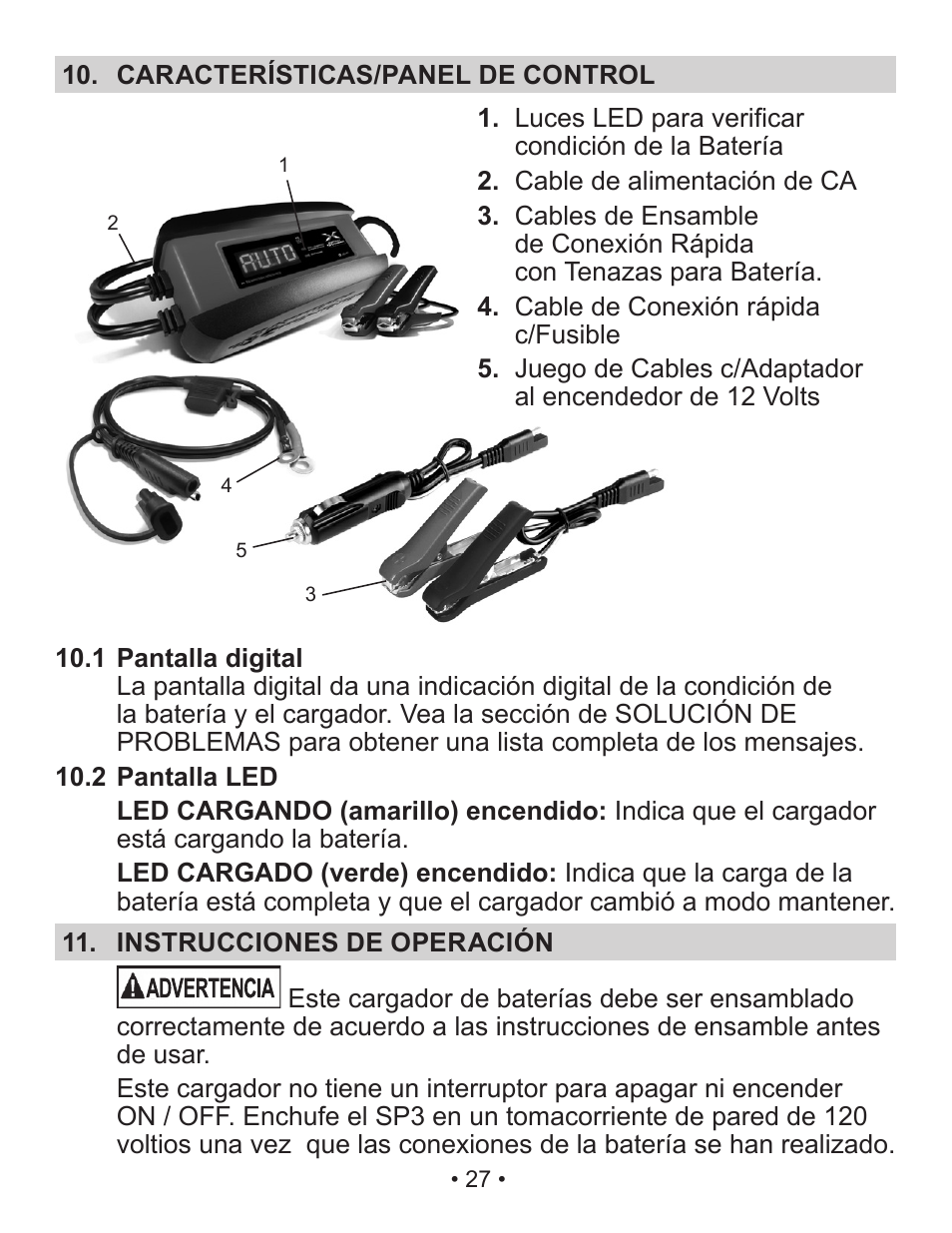 Schumacher SP3 User Manual | Page 27 / 35