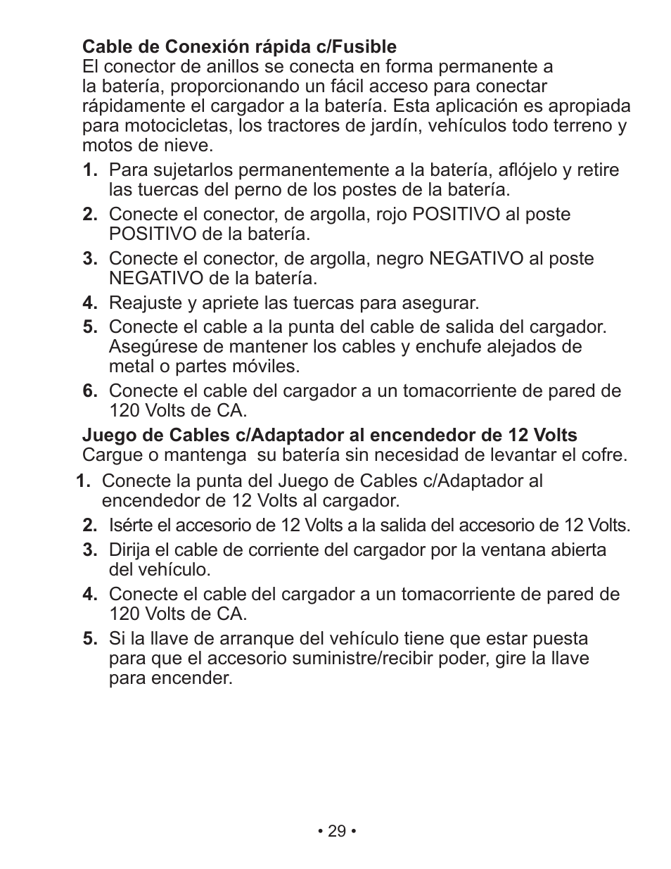 Schumacher SP3 User Manual | Page 29 / 35