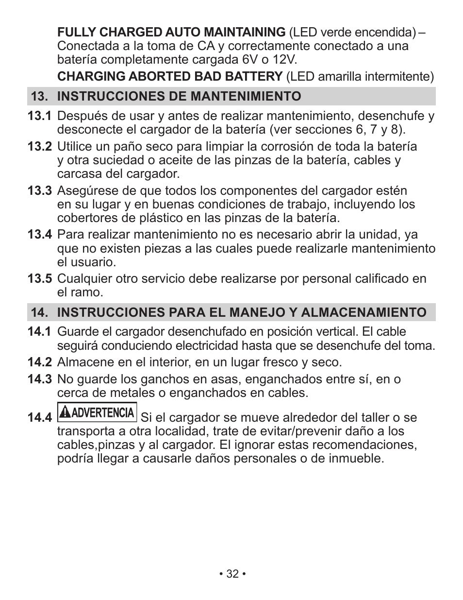 Schumacher SP3 User Manual | Page 32 / 35