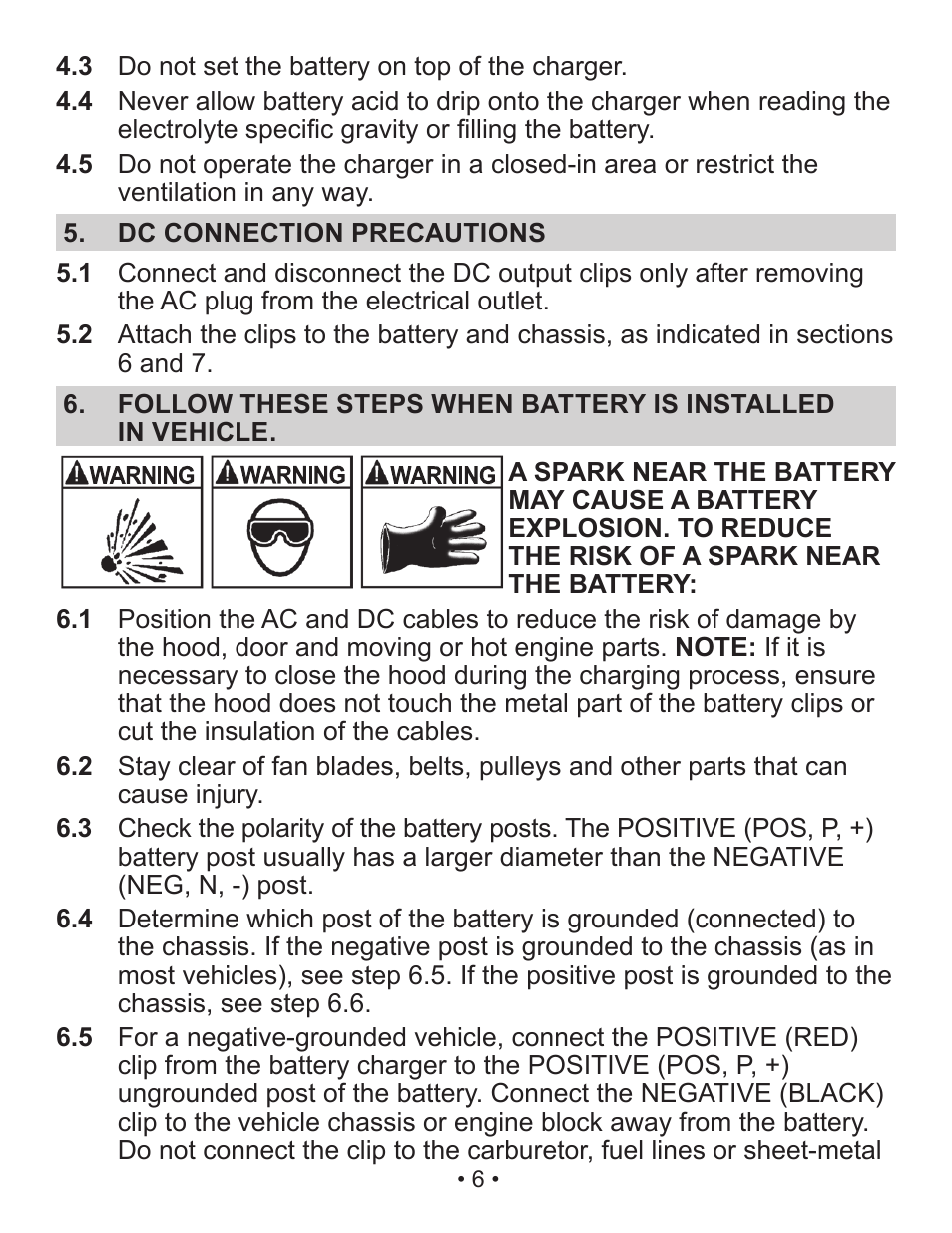 Schumacher SP3 User Manual | Page 6 / 35