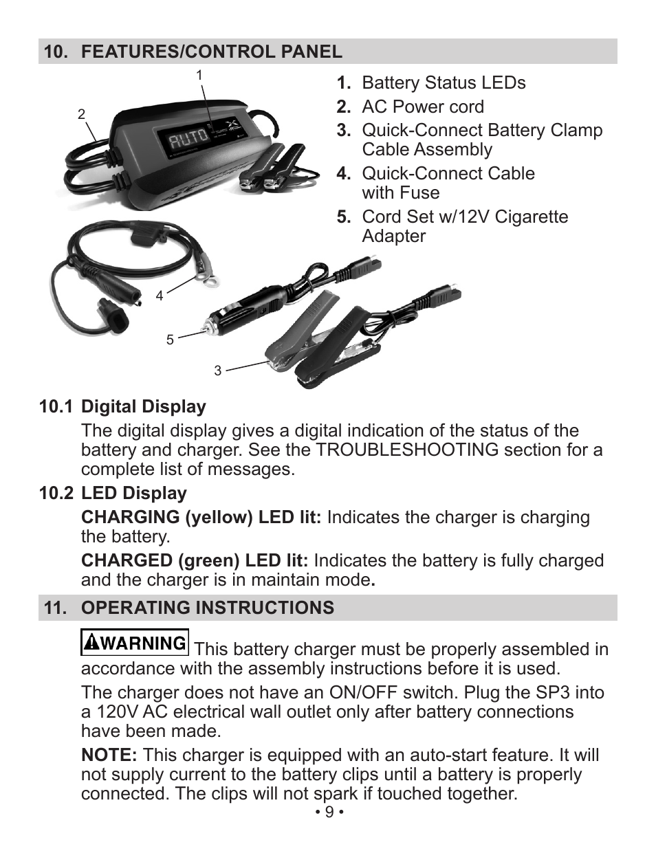 Schumacher SP3 User Manual | Page 9 / 35