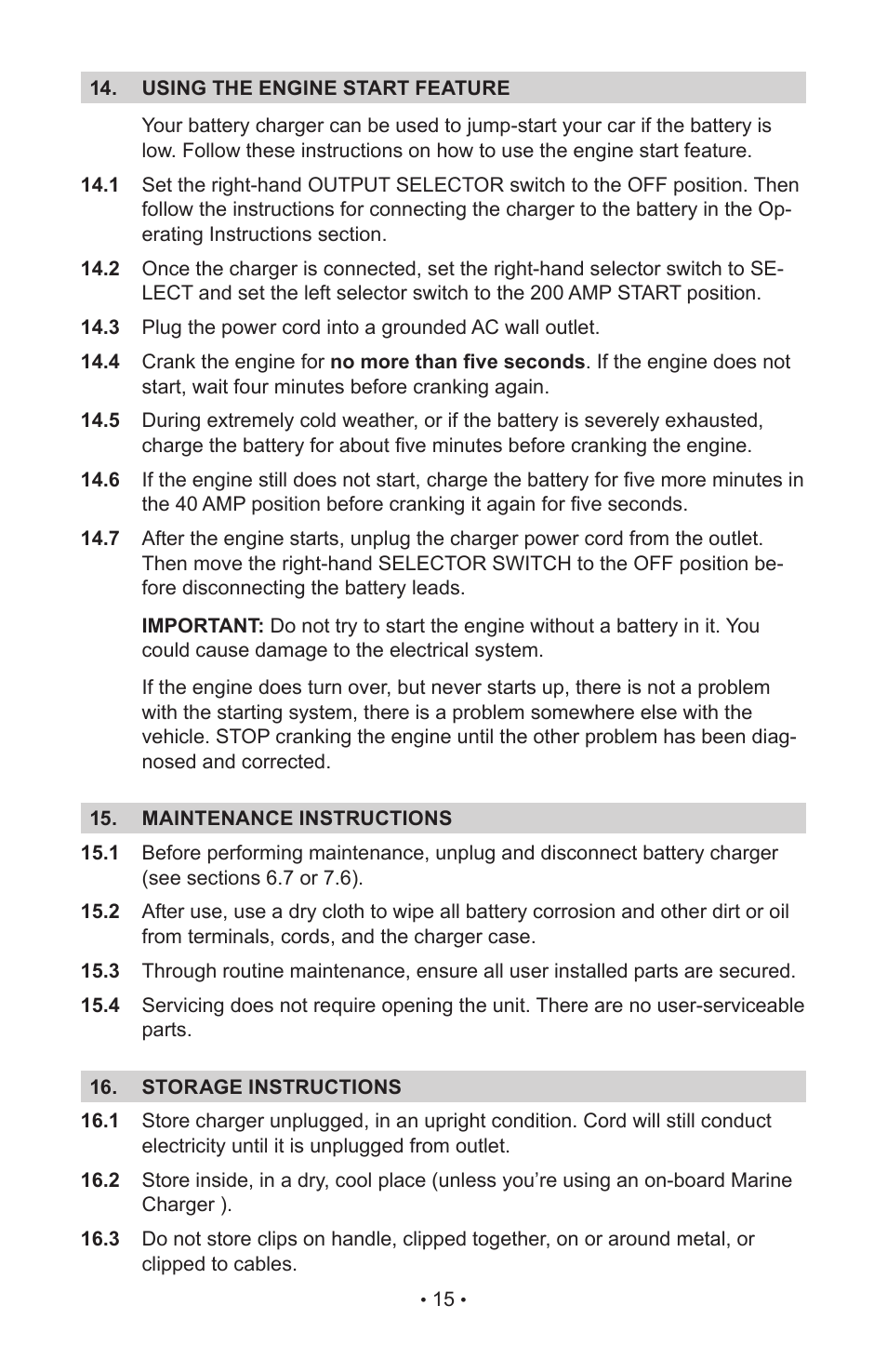Schumacher 200.71230 User Manual | Page 17 / 20