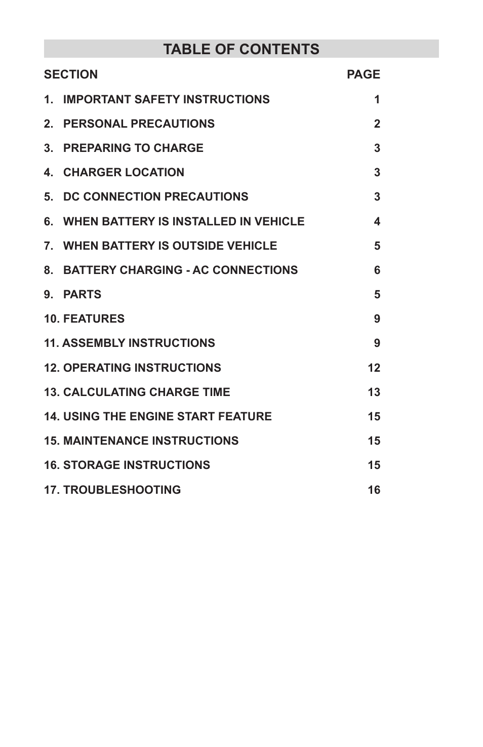 Schumacher 200.71230 User Manual | Page 2 / 20