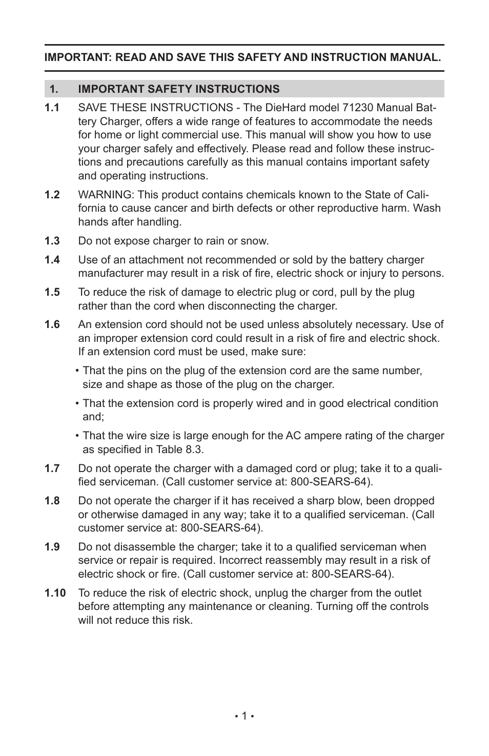 Schumacher 200.71230 User Manual | Page 3 / 20
