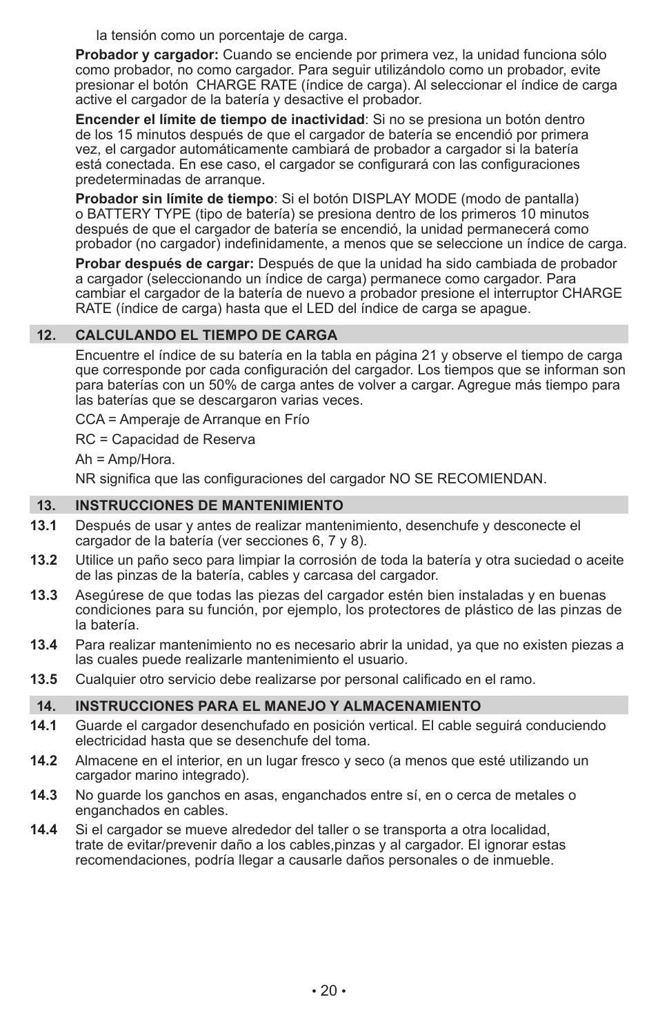 Schumacher Automatic SC-600A User Manual | Page 21 / 25