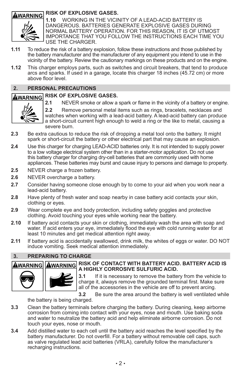 Schumacher Automatic SC-600A User Manual | Page 3 / 25