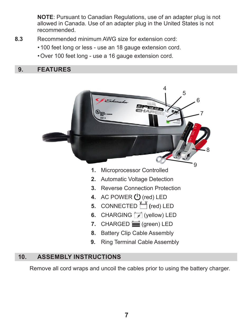 Schumacher XM1-5 User Manual | Page 11 / 34