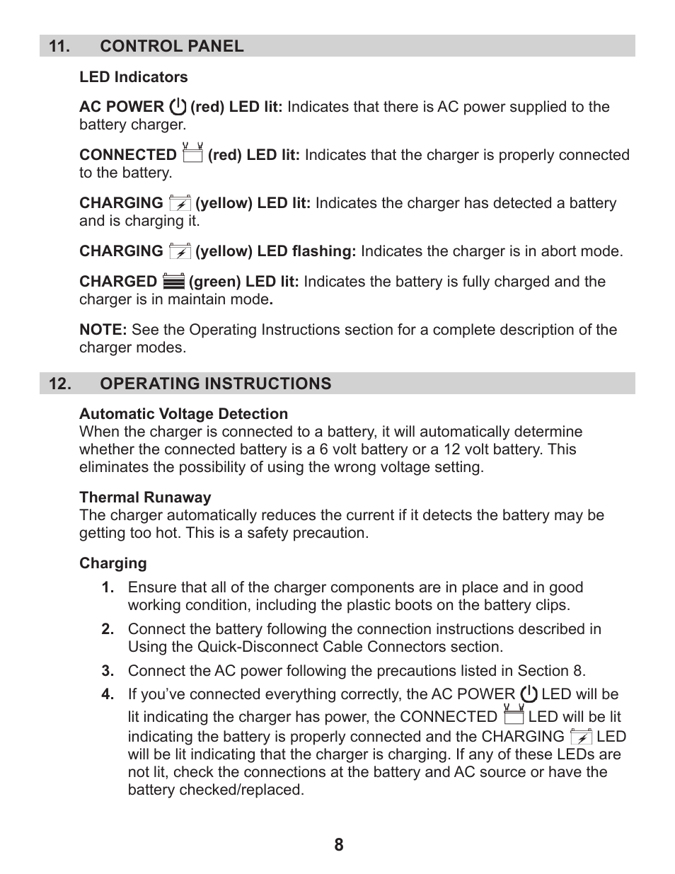 Schumacher XM1-5 User Manual | Page 12 / 34