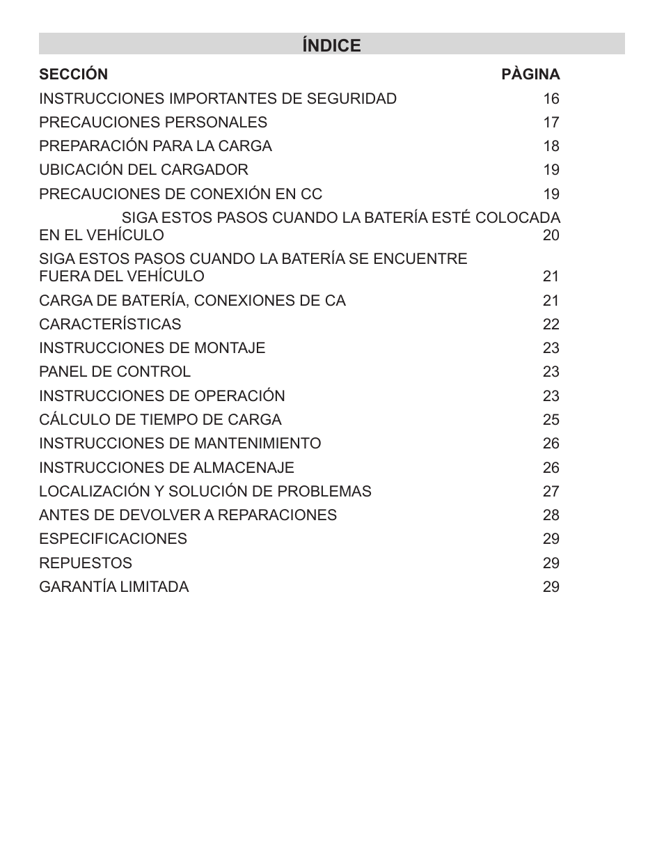 Schumacher XM1-5 User Manual | Page 4 / 34