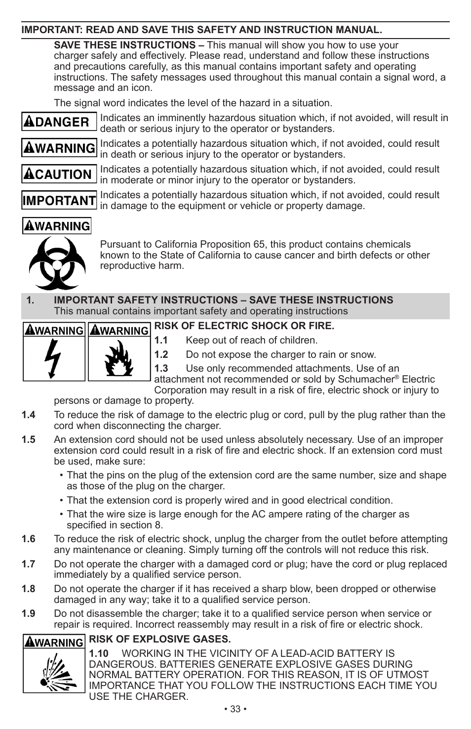 Schumacher Automatic SWI-1555A User Manual | Page 34 / 48