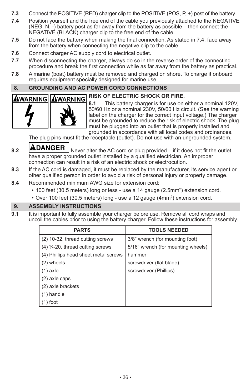 Schumacher Automatic SWI-1555A User Manual | Page 37 / 48