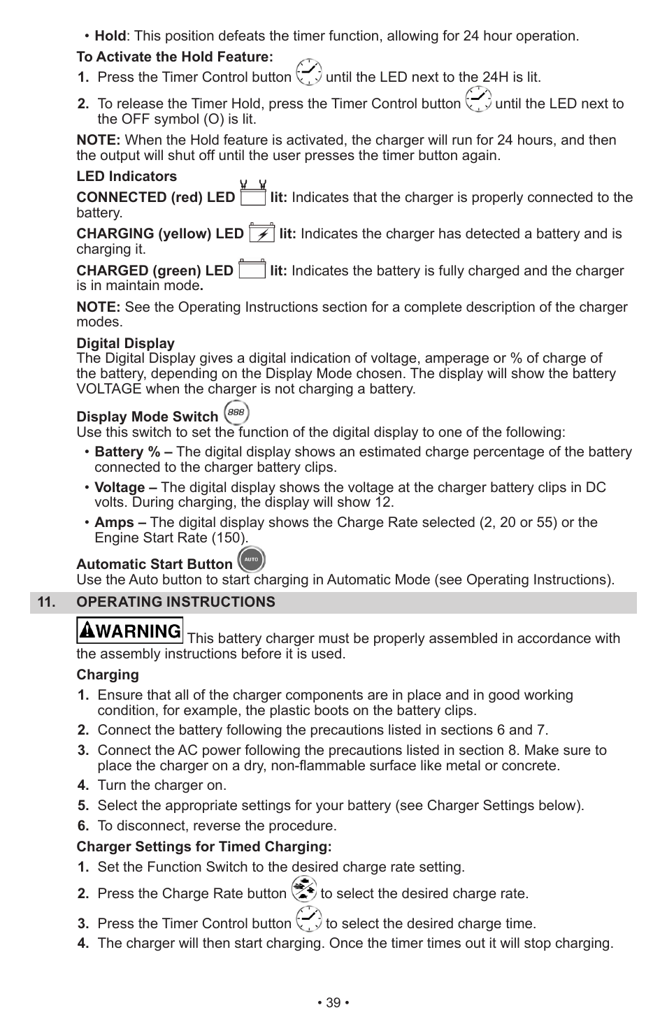 Schumacher Automatic SWI-1555A User Manual | Page 40 / 48