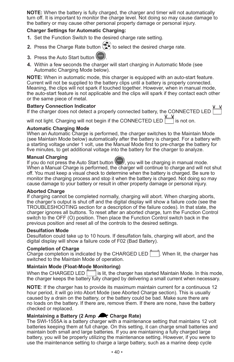 Schumacher Automatic SWI-1555A User Manual | Page 41 / 48