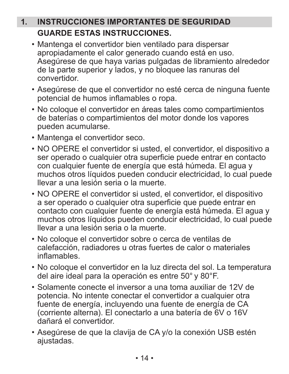 Schumacher PIC-150-USB User Manual | Page 15 / 31