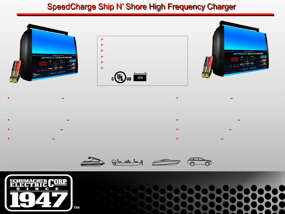 Speedcharge ship n’ shore high frequency charger | Schumacher SE-1 User Manual | Page 18 / 24