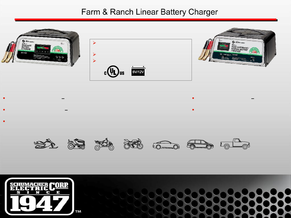 Farm & ranch linear battery charger | Schumacher SE-1 User Manual | Page 22 / 24