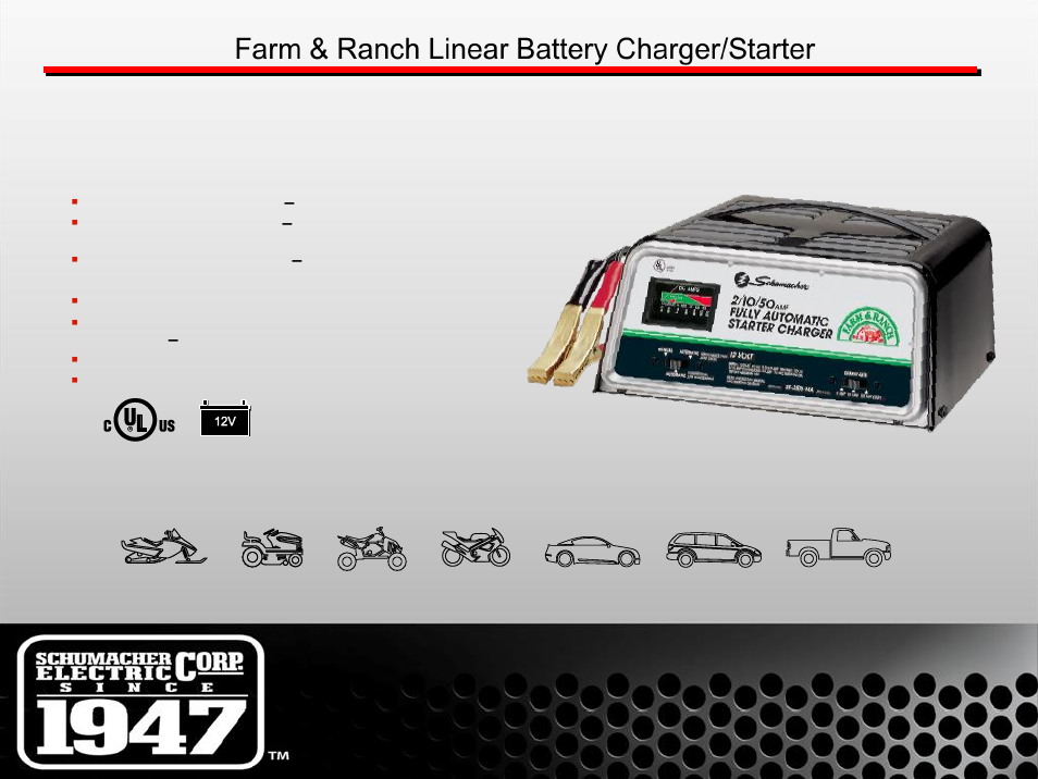 Farm & ranch linear battery charger/starter | Schumacher SE-1 User Manual | Page 23 / 24