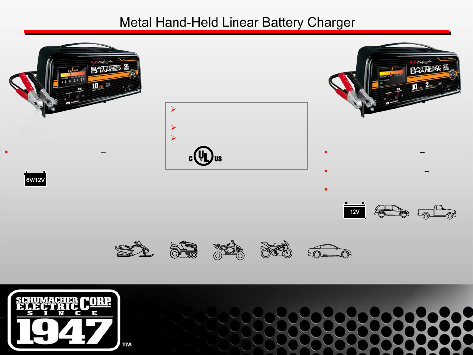 Metal hand-held linear battery charger | Schumacher SE-1 User Manual | Page 5 / 24