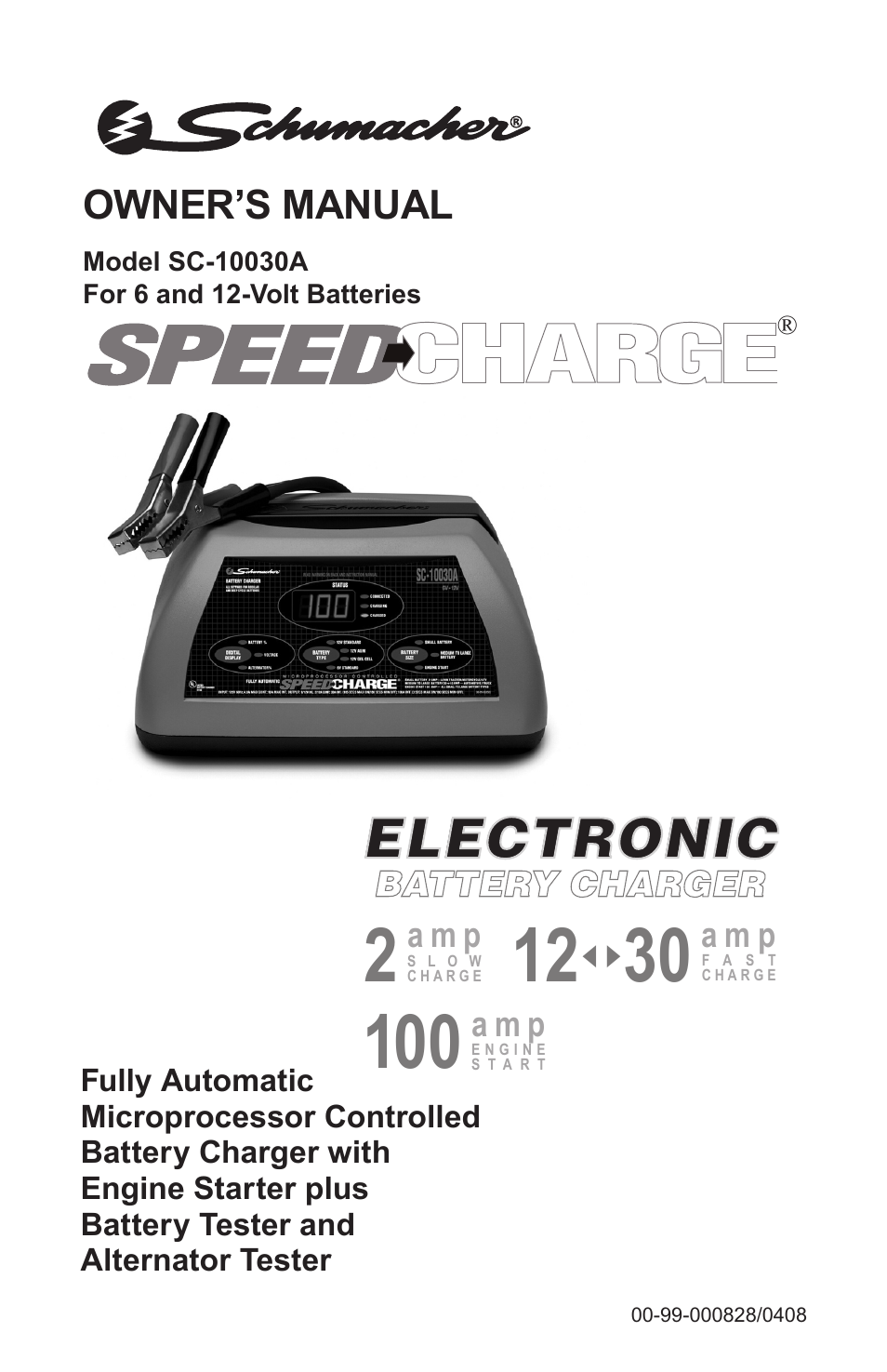 Schumacher SC-10030A. User Manual | 40 pages