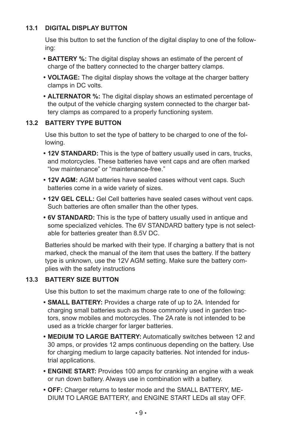 Schumacher SC-10030A. User Manual | Page 11 / 40