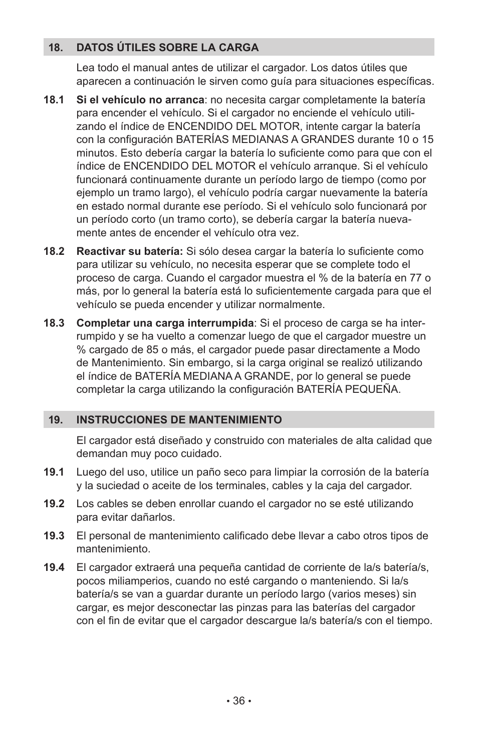 Schumacher SC-10030A. User Manual | Page 38 / 40